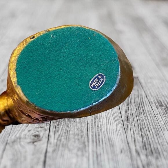 Vintage 1960s Gold Angel Figurines MCM Christmas Decor - Picture 8 of 9